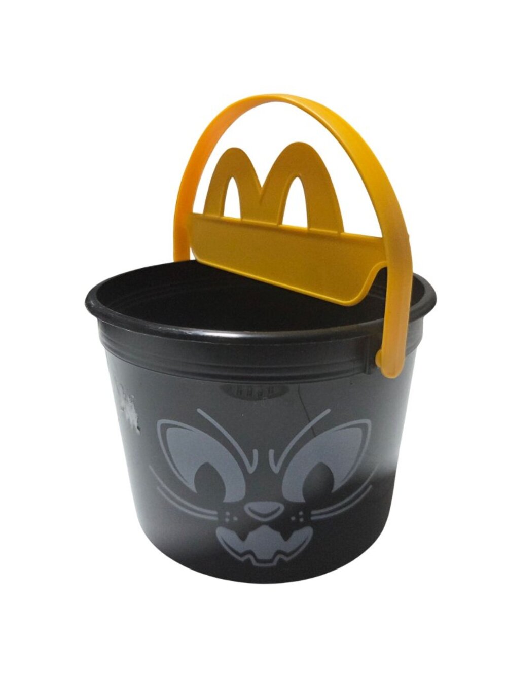 McDonalds 2022 Halloween Boo Bucket Black Cat Design Trick or Treat Pail